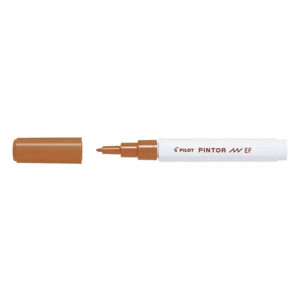 Marker cu vopsea Pilot Pintor Pastel EF culori pastelate 0.7 mm varf rotund Marker cu vopsea Pilot Pintor Pastel EF culori pastelate 0.7 mm varf rotund maro