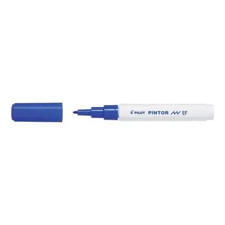 Marker cu vopsea Pilot Pintor Pastel EF culori pastelate 0.7mm Marker cu vopsea Pilot Pintor varf rotund 0.7 mm albastru