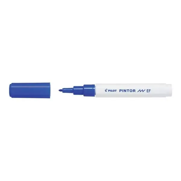 Marker cu vopsea Pilot Pintor Pastel EF culori pastelate 0.7 mm varf rotund Marker cu vopsea Pilot Pintor Pastel EF culori pastelate 0.7 mm varf rotund albastru