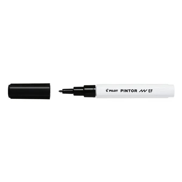 Marker cu vopsea Pilot Pintor Pastel EF culori pastelate 0.7 mm varf rotund Marker cu vopsea Pilot Pintor Pastel EF culori pastelate 0.7 mm varf rotund negru