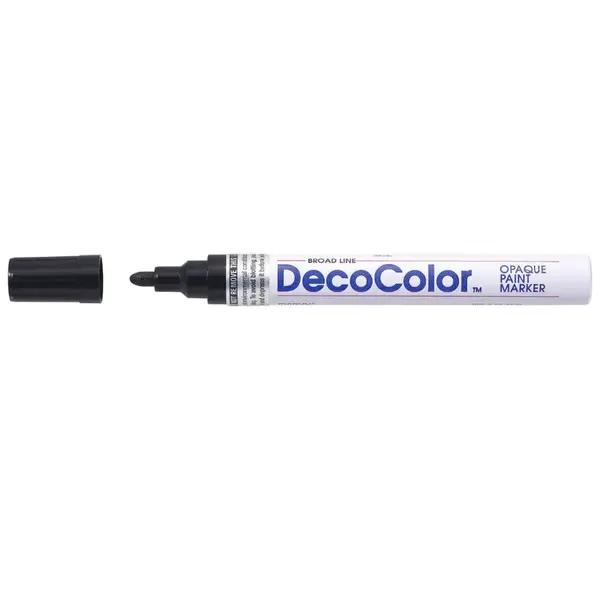 Marker cu vopsea Uchida DecoColor 300 varf rotund 2-3 mm Marker cu vopsea Uchida DecoColor 300 varf rotund 2-3 mm negru