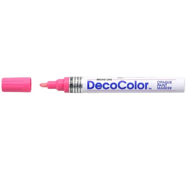 Marker cu vopsea Uchida DecoColor 300 varf rotund 2-3 mm Marker cu vopsea Uchida DecoColor 300 varf rotund 2-3 mm roz