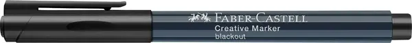 Marker Faber-Castell Creative - negru, vârf rotund