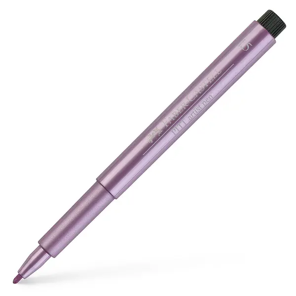 Marker Faber-Castell Pitt Artist - Rubiniu metalic, 1.5 mm