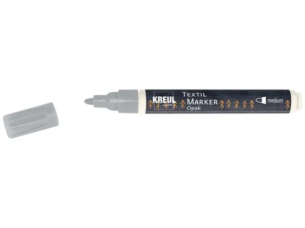 Marker Kreul Opak pentru textile Opak Kreul,varf mediu 2-4 mm, 13 culori