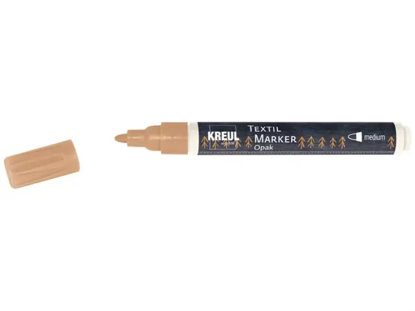 Marker Kreul Opak pentru textile Opak Kreul,varf mediu 2-4 mm, 13 culori