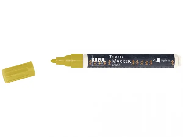 Marker Kreul Opak pentru textile Opak Kreul,varf mediu 2-4 mm, 13 culori