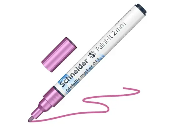 Marker metalic,model Paint-It 011 2 mm,violet metallic