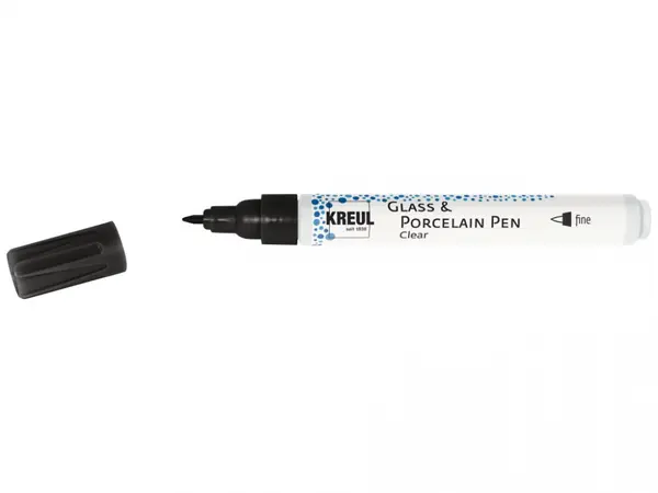 Marker pentru sticla si portelan, varf fin Clear Fine