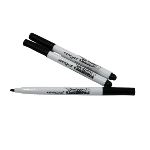 Marker pentru tabla Keyroad negru, varf subtire