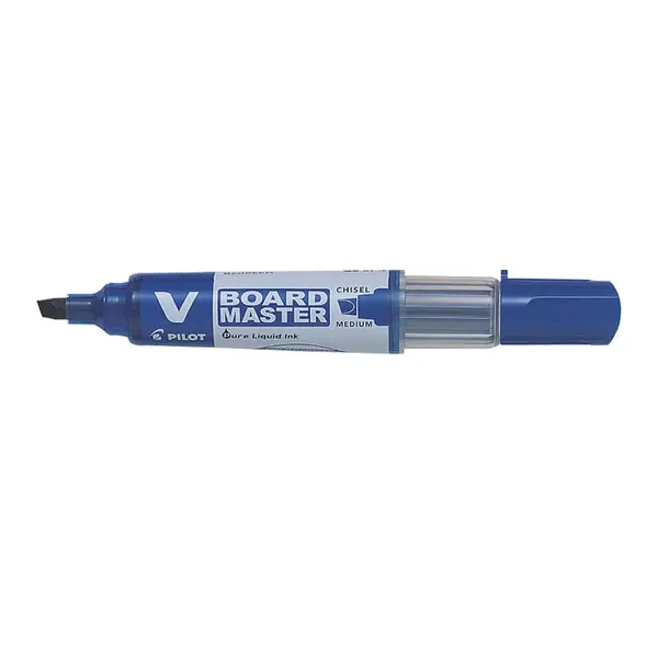 Marker pentru tabla Pilot Vboard Master diverse culori 2.2 mm varf tesit Marker pentru tabla Pilot Vboard Master diverse culori 2.2 mm varf tesit albastru