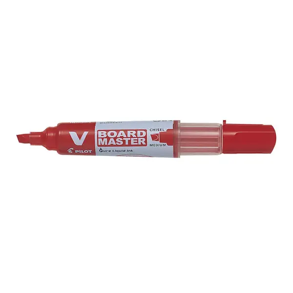 Marker pentru tabla Pilot Vboard Master diverse culori 2.2 mm varf tesit Marker pentru tabla Pilot Vboard Master diverse culori 2.2 mm varf tesit rosu