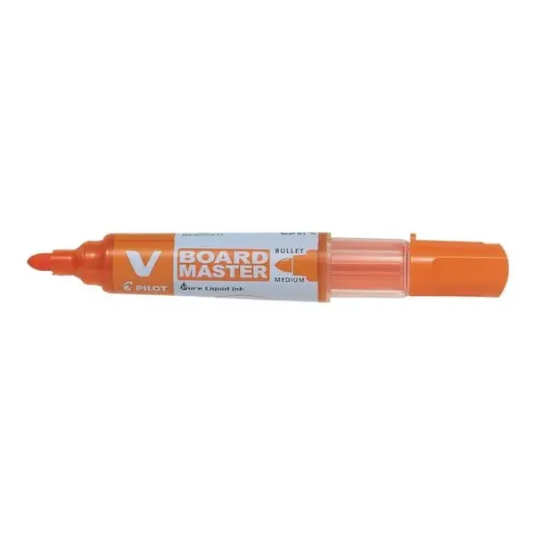 Marker pentru tabla Pilot Vboard Master diverse culori 2.3 mm varf rotund Marker pentru tabla Pilot Vboard Master diverse culori 2.3 mm varf rotund portocaliu
