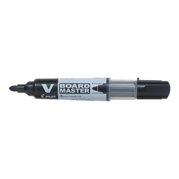 Marker pentru tabla Pilot Vboard Master diverse culori 2.3 mm varf rotund Marker pentru tabla Pilot Vboard Master diverse culori 2.3 mm varf rotund negru
