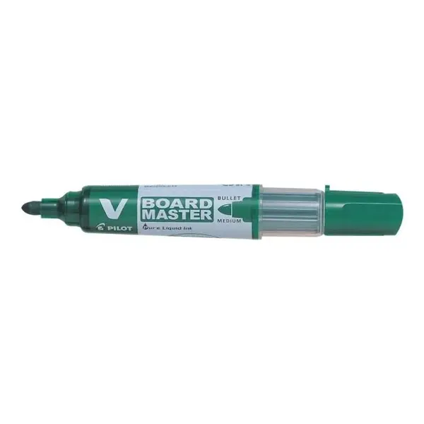 Marker pentru tabla Pilot Vboard Master diverse culori 2.3 mm varf rotund Marker pentru tabla Pilot Vboard Master diverse culori 2.3 mm varf rotund verde