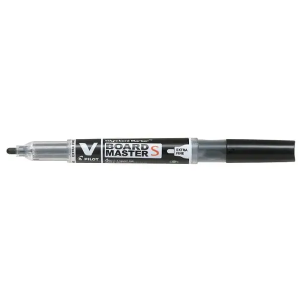 Marker pentru tabla Pilot Vboard Master S diverse culori 1.3 mm varf rotund Marker pentru tabla Pilot Vboard Master S diverse culori 1.3 mm varf rotund negru