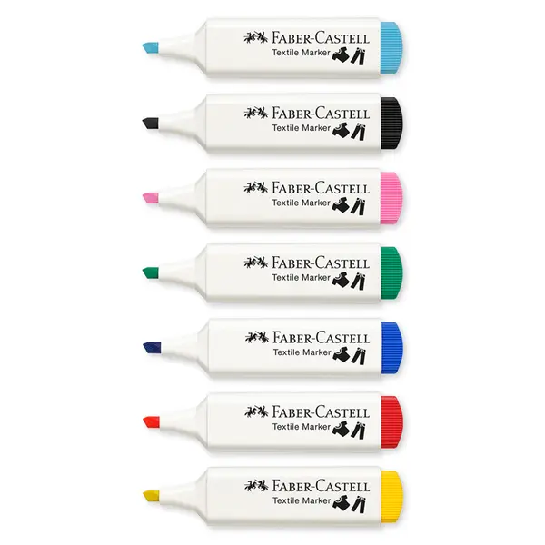 Marker pentru textile Faber-Castell