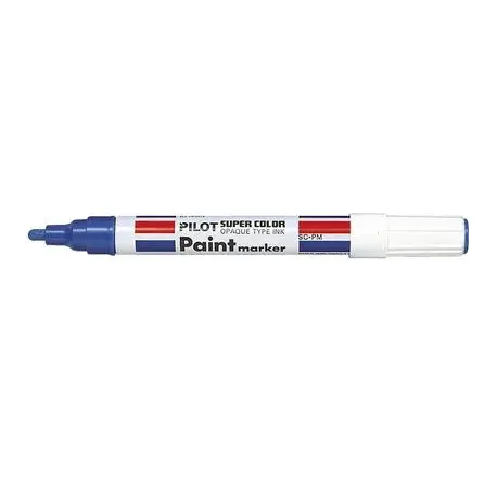 Marker permanent cu vopsea Pilot Paint 4.5 mm varf rotund albastru