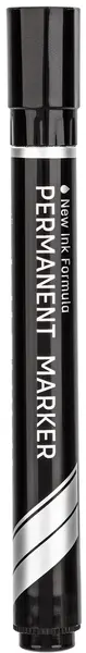 Marker permanent Deli Think - EU10120, varf conic, negru