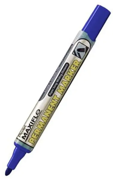 Marker permanent Pentel - Maxiflo, albastru