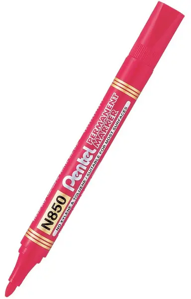 Marker permanent Pentel N850 - roșu