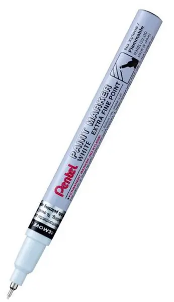 Marker permanent Pentel Paint MFP10 - 0.6 mm, alb