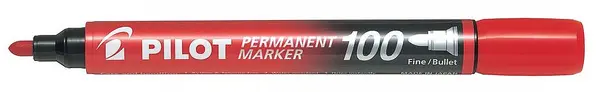 Marker permanent Pilot 100 - Rosu