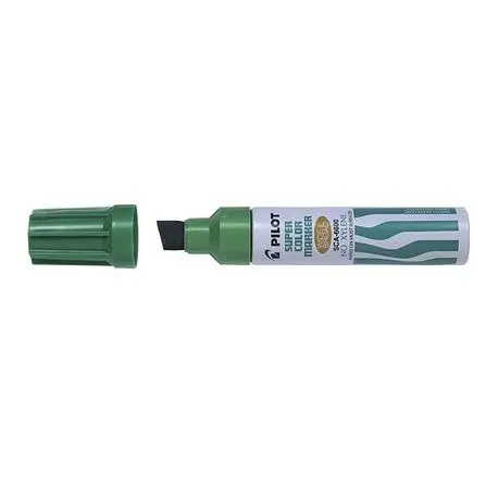 Marker permanent Pilot Jumbo 12.5 mm varf tesit Marker permanent Pilot Jumbo varf tesit 12.5 mm verde
