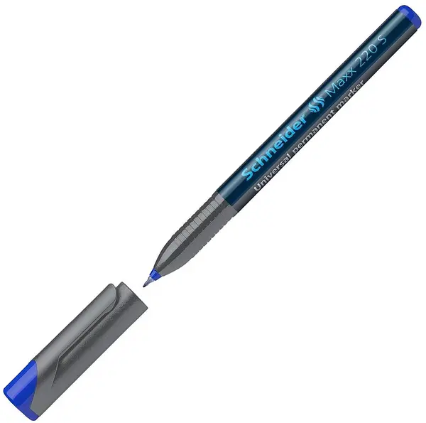 Marker permanent Schneider OHP Maxx 220 S, 0,4 mm, albastru