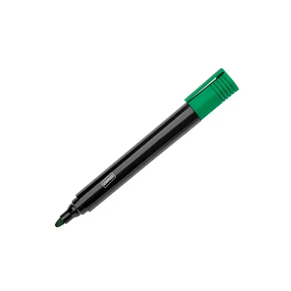 Marker permanent Staples 1.5 - 3 mm varf rotund verde Marker permanent Staples 1.5 - 3 mm varf rotund verde