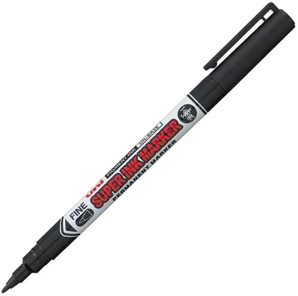 Marker permanent Uni Superink - PNA-125, 0,9 mm, negru