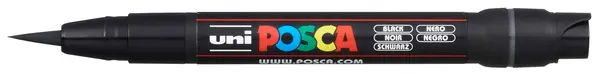 Marker permanent Uniball Posca pe baza de apa – Negru
