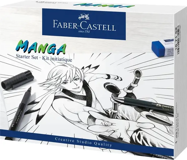 Marker Pitt artist pen manga starter set Faber-Castell Marker Pitt artist pen manga starter set Faber-Castell