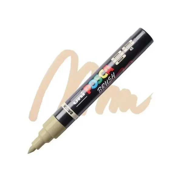 Marker Posca cu varf tip pensula PC-5BR 1-4mm,16 culori