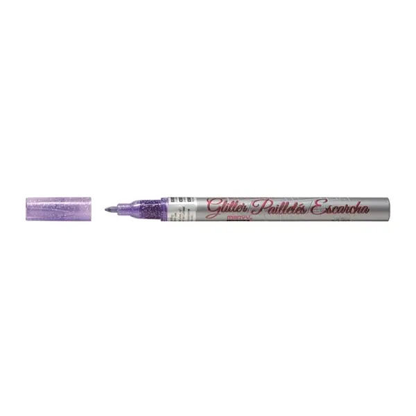 Marker Uchida DecoColor Glitter varf rotund 1.0 mm Marker Uchida DecoColor Glitter varf rotund 1.0 mm violet