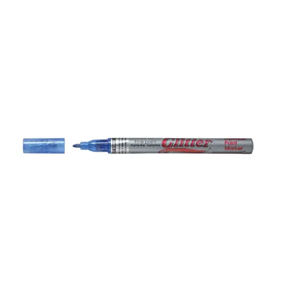 Marker Uchida DecoColor Glitter varf rotund 1.0 mm Marker Uchida DecoColor Glitter varf rotund 1.0 mm albastru