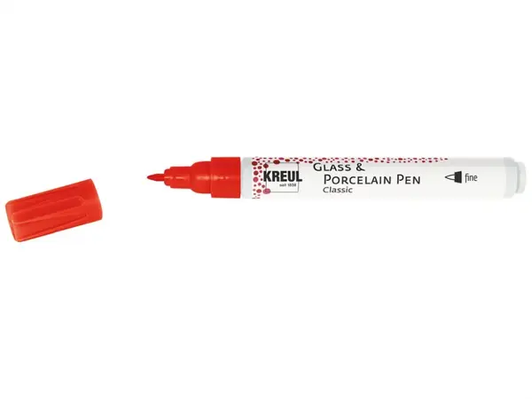 Markere Kreul Classic Fine pentru sticla si portelan, varf fin 1-2 mm, diverse culori