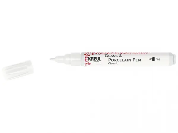 Markere Kreul Classic Fine pentru sticla si portelan, varf fin 1-2 mm, diverse culori