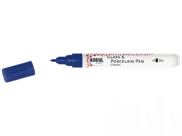 Markere Kreul Classic Fine pentru sticla si portelan, varf fin 1-2 mm, diverse culori