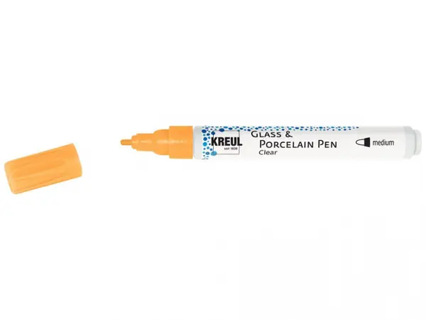 Markere Kreul Clear pentru sticla si portelan, varf mediu 2-4 mm,diverse culori