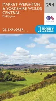 Market Weighton and Yorkshire Wolds Central. September 2015 ed, Sheet Map/Ordnance Survey