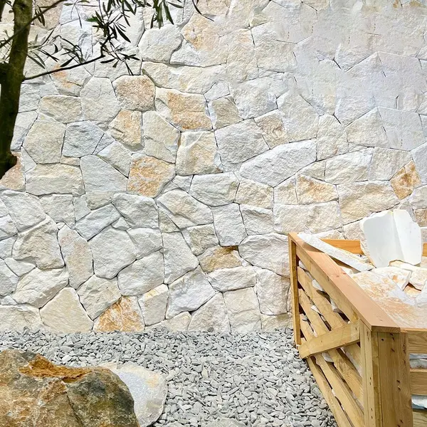 Marmura Poligonala Rock Face Vintage Thasos
