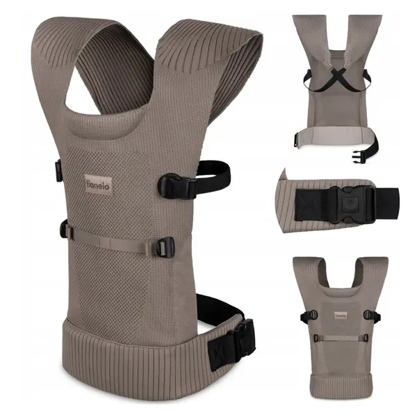Marsupiu ergonomic pentru bebelusi Lionelo Mabel bej