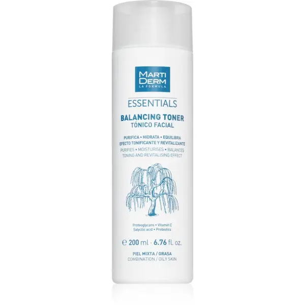 MartiDerm Essentials normalizarea tonica in echilibru cu productia sebumului 200 ml