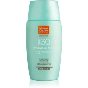 MartiDerm Sun Care Bronze D Fluid fluid pentru fata cu protectie solara mentinerea bronzului