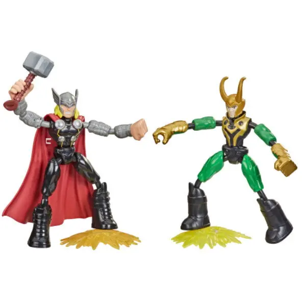 Marvel Set figurine Avengers, Bend and Flex - Thor vs Loki