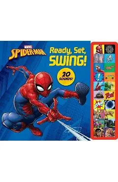 Marvel Spider-Man: Ready, Set, Swing! Sound Book [With Battery] - Pi Kids
