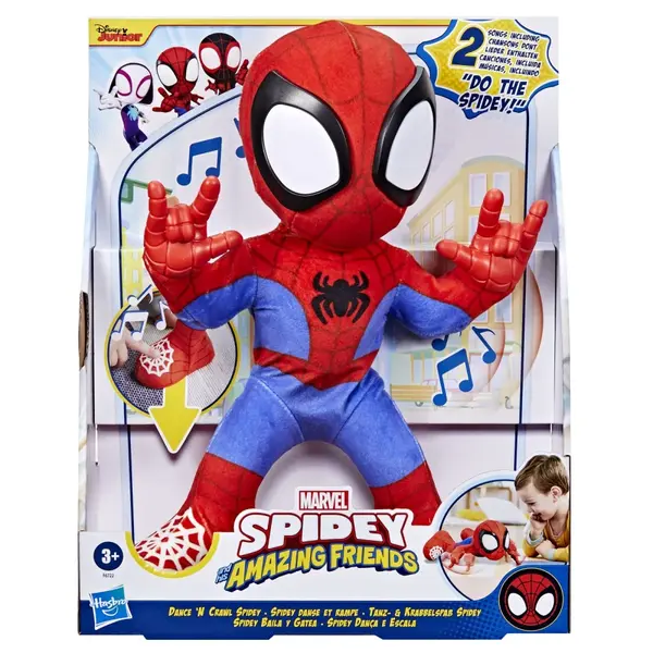 MARVEL SPIDEY SI PRIETENII SAI UIMITORI FIGURINA SPIDEY DE PLUS INTERACTIVA