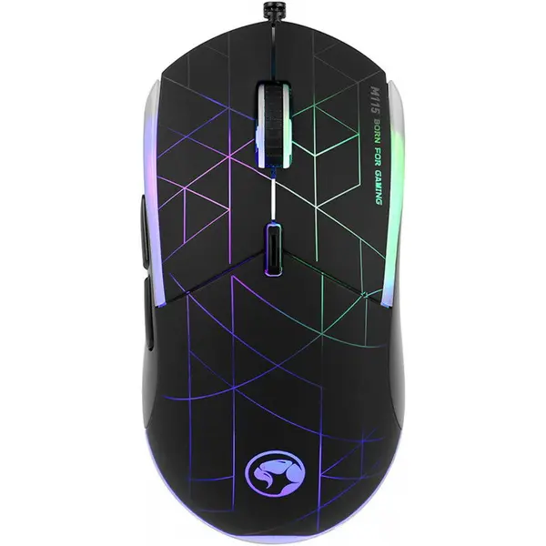 MARVO Mouse Gaming Marvo M115, USB, Negru