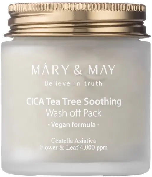 Mary&May Cica Mască facială de curățare TeaTree Soothing, 125 g